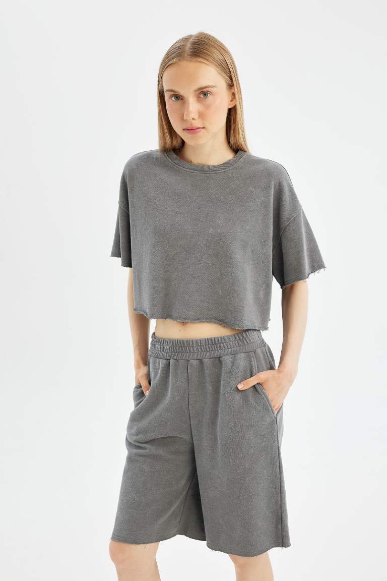 Thick Sweatshirt Fabric Shorts