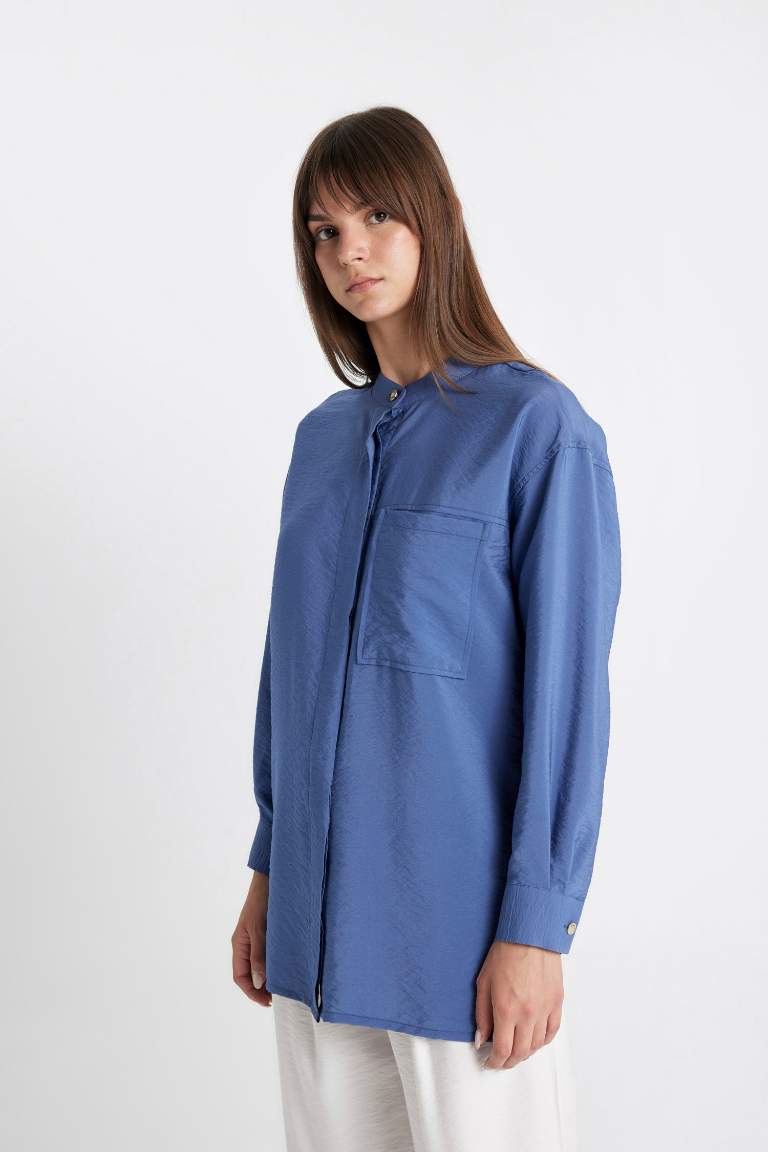 Relax Fit Long Sleeve Shirt Tunic