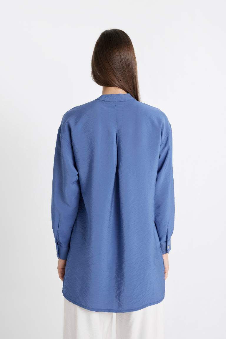 Relax Fit Long Sleeve Shirt Tunic