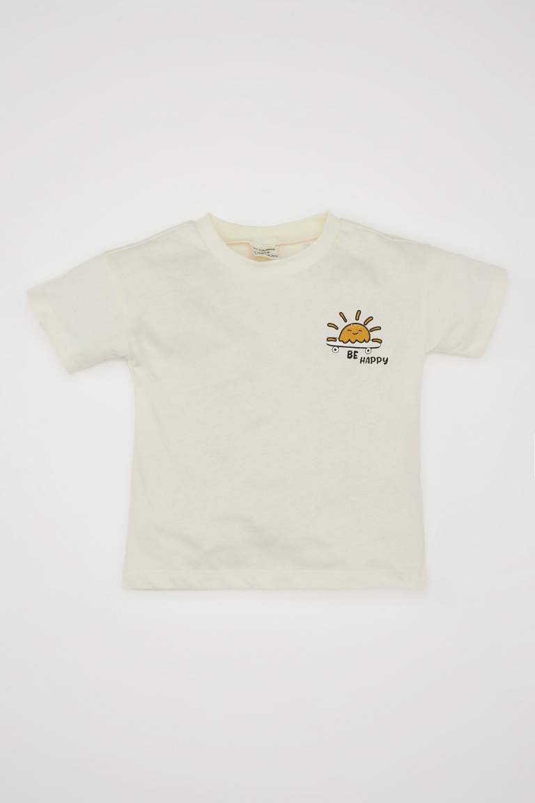 Baby Boy Printed Short Sleeve T-Shirt