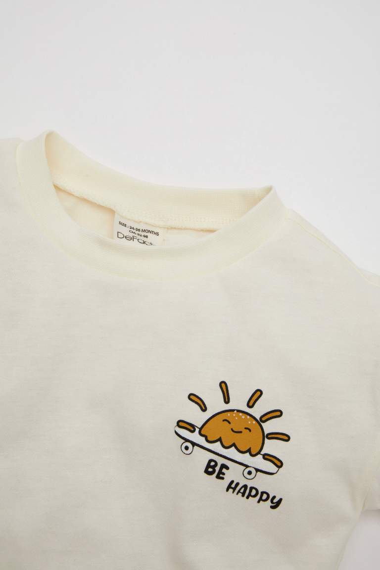 Baby Boy Printed Short Sleeve T-Shirt