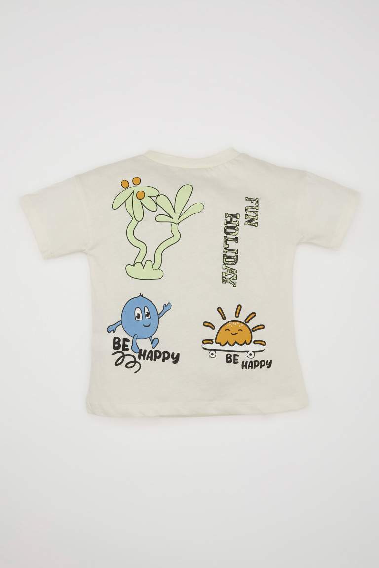 Baby Boy Printed Short Sleeve T-Shirt