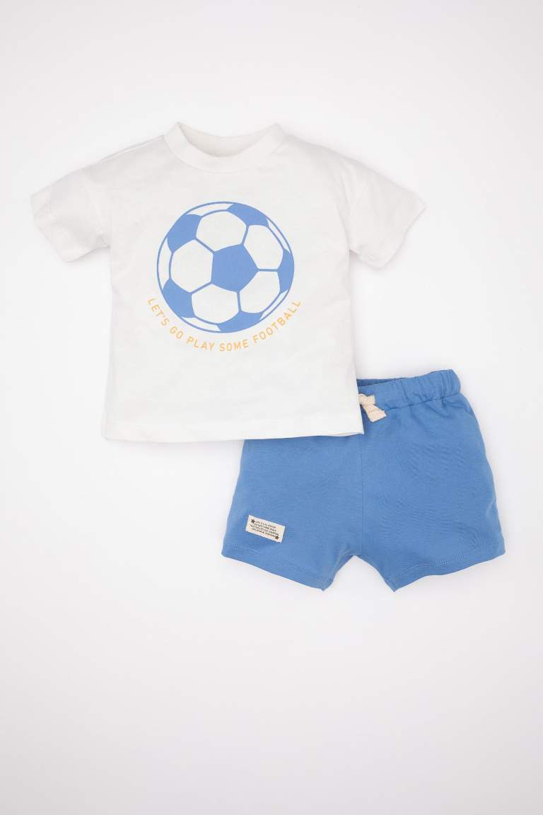 Ensemble de T-Shirt Manches Courtes et Short pour Bébé Garçon