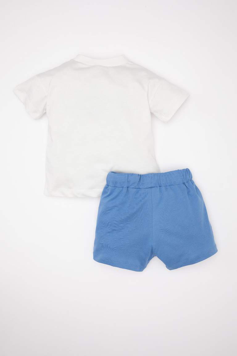 Ensemble de T-Shirt Manches Courtes et Short pour Bébé Garçon