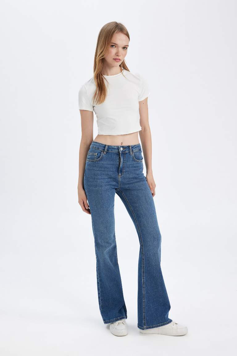 Mia Normal Waist Long Jeans