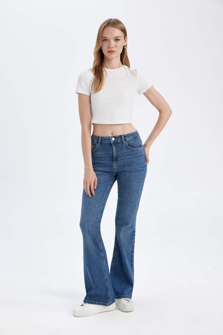 Mia Normal Waist Long Jeans