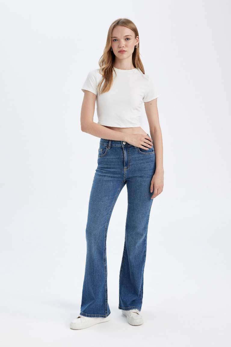 Mia Normal Waist Long Jeans