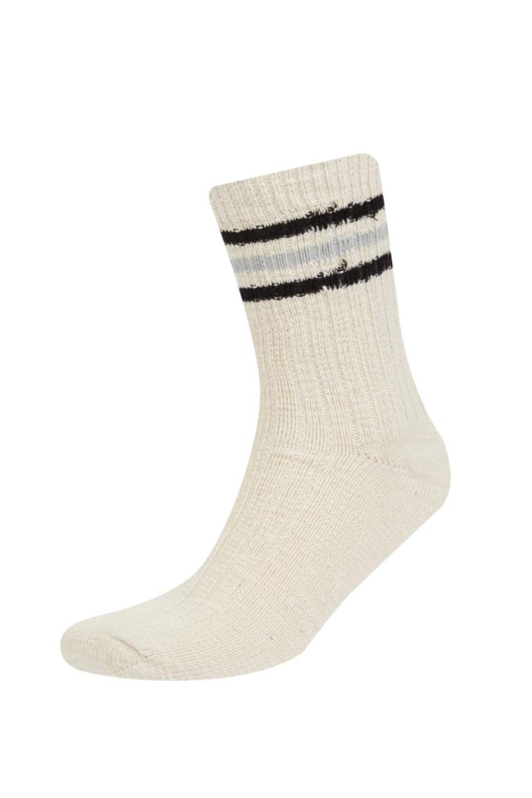 Lot de 2 paires de Chaussettes longues en coton pour homme