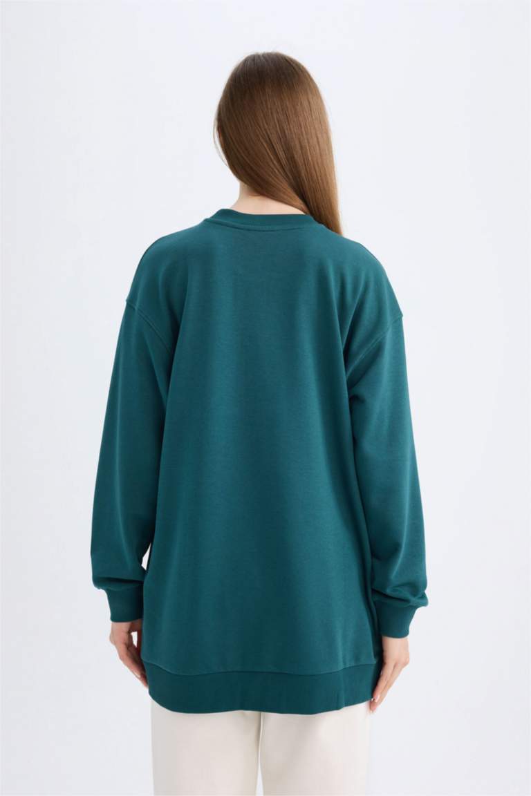 Tunique Femme à Motif Chat - Sweat-shirt Décontracté Manches Longues, Col Rond | Doux, Chaud, Pour Toutes Les Saisons