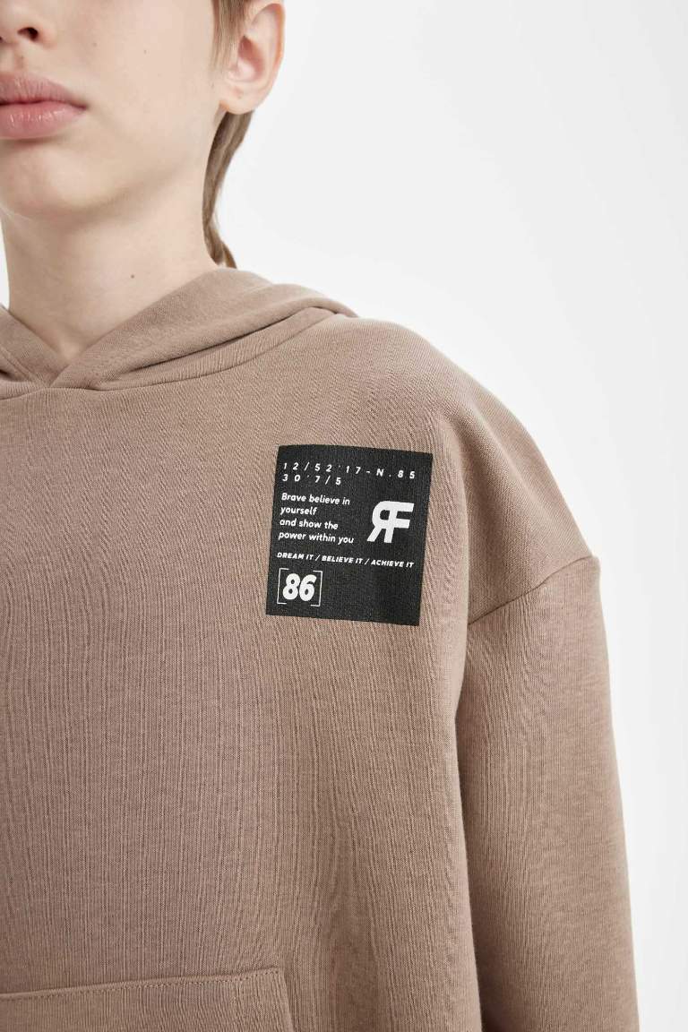 Sweat à capuche Oversize avec poches pour Garçon