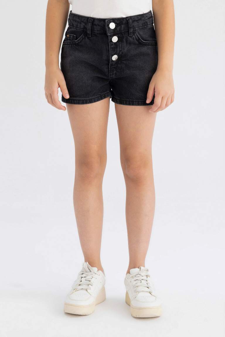 Girl Mom Fit Jean Shorts