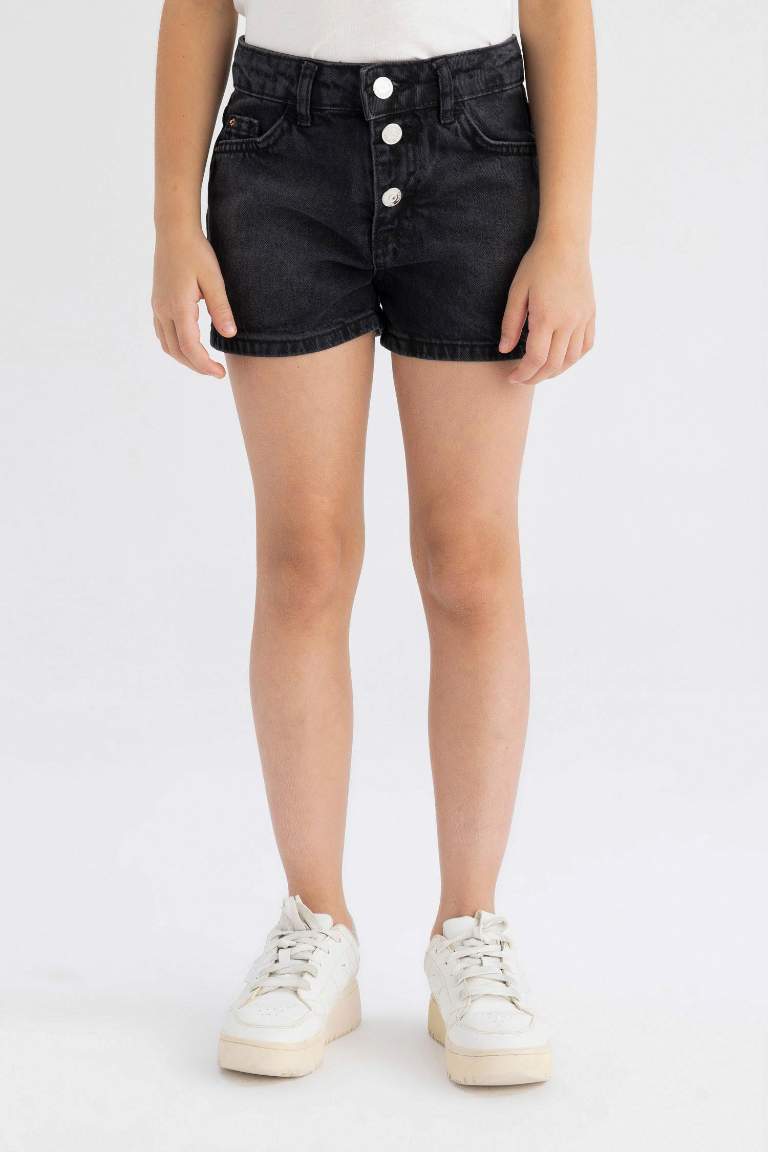 Джинсовые шорты Mom Fit для девочек
