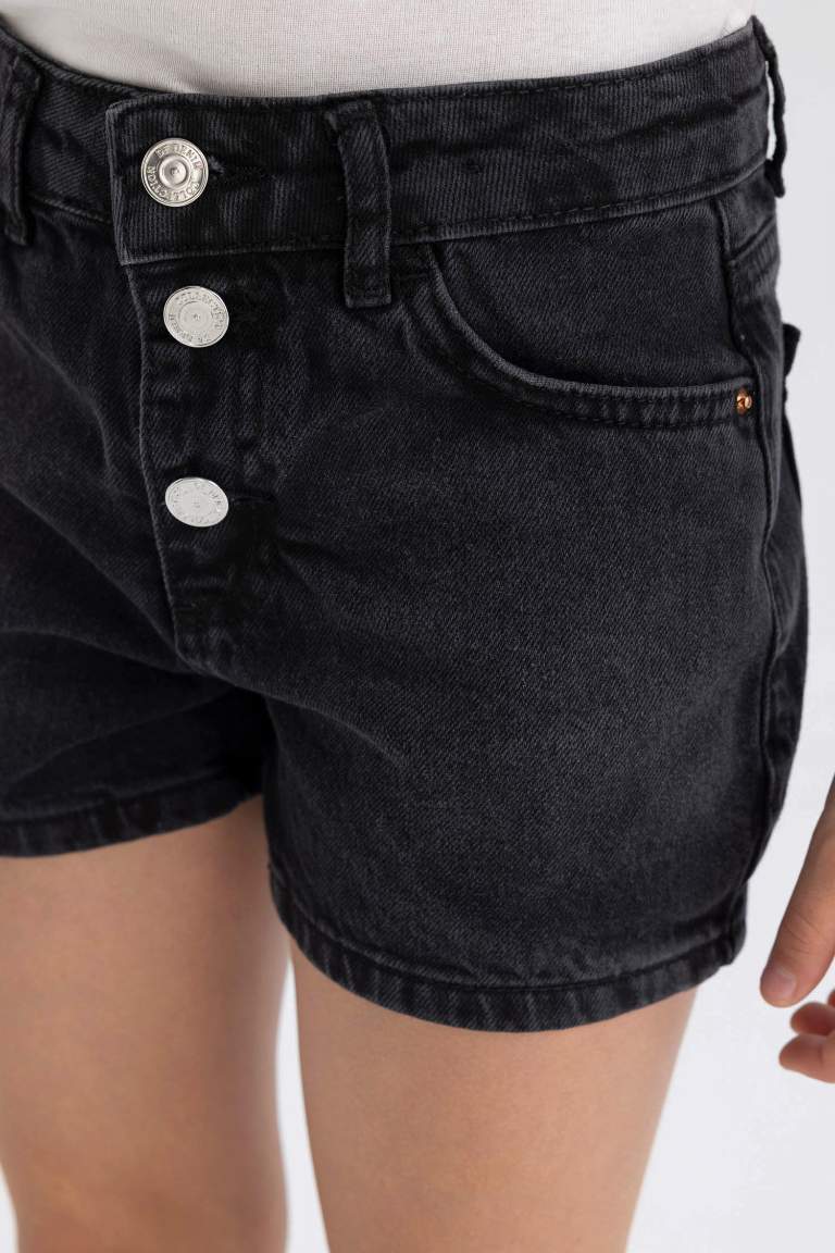 Girl Mom Fit Jean Shorts