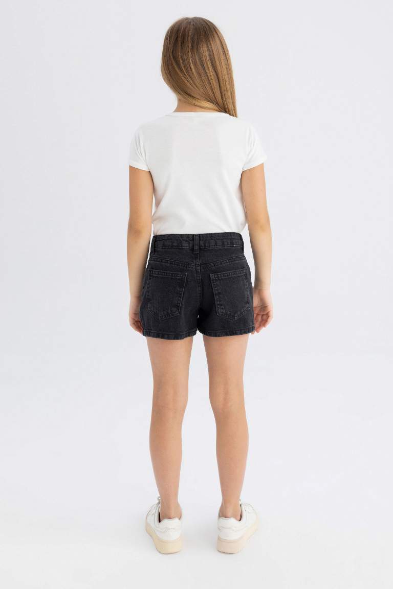 Girl Mom Fit Jean Shorts