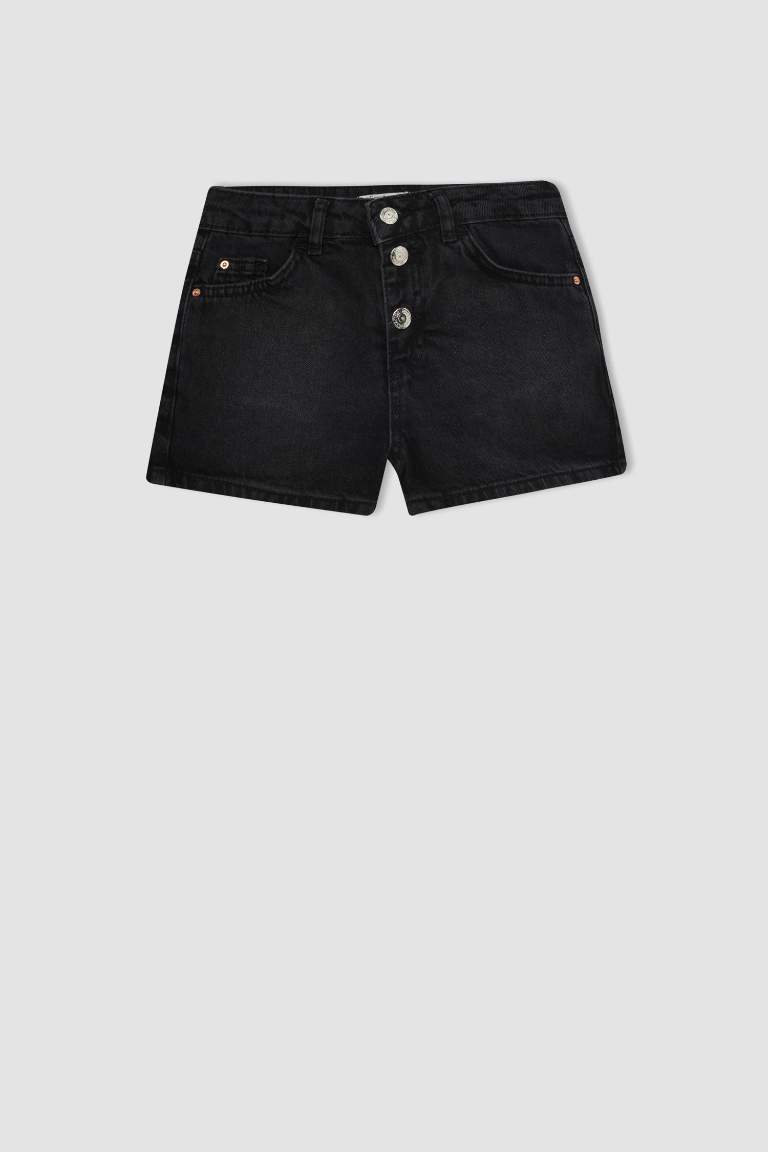 Girl Mom Fit Jean Shorts