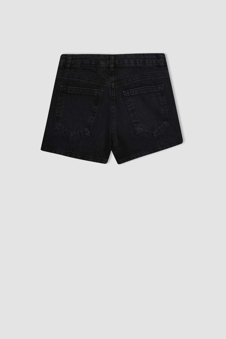 Girl Mom Fit Jean Shorts