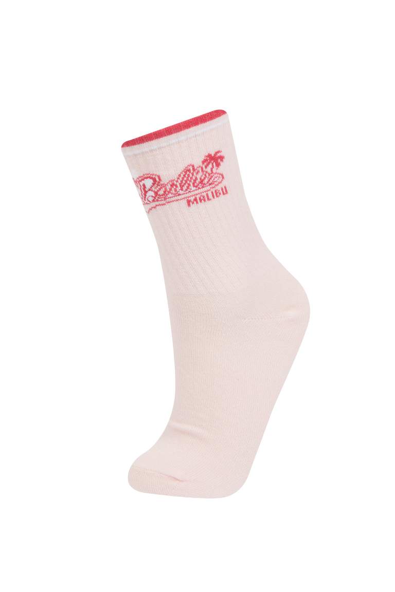 Girl Barbie 2 Piece Cotton Long Socks