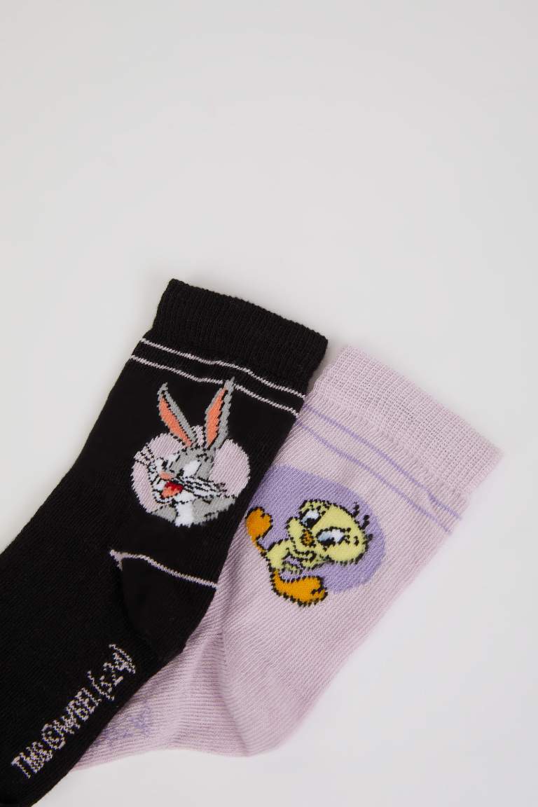 Girl Looney Tunes Licensed 2 piece Short Socks