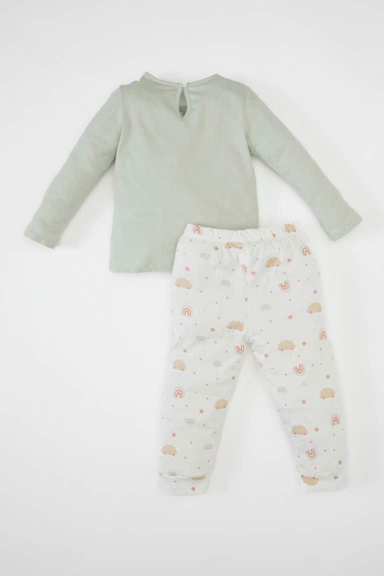 Pyjamas en Tricot Col Ras Du Cou Manche Longue 2s BéBé Fille