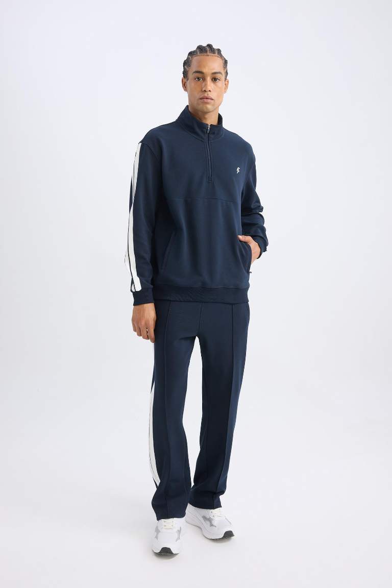 DeFactoFit Sporcu Jogger Eşofman Altı Standart Fit Standart Paça Beli Lastikli Cepli