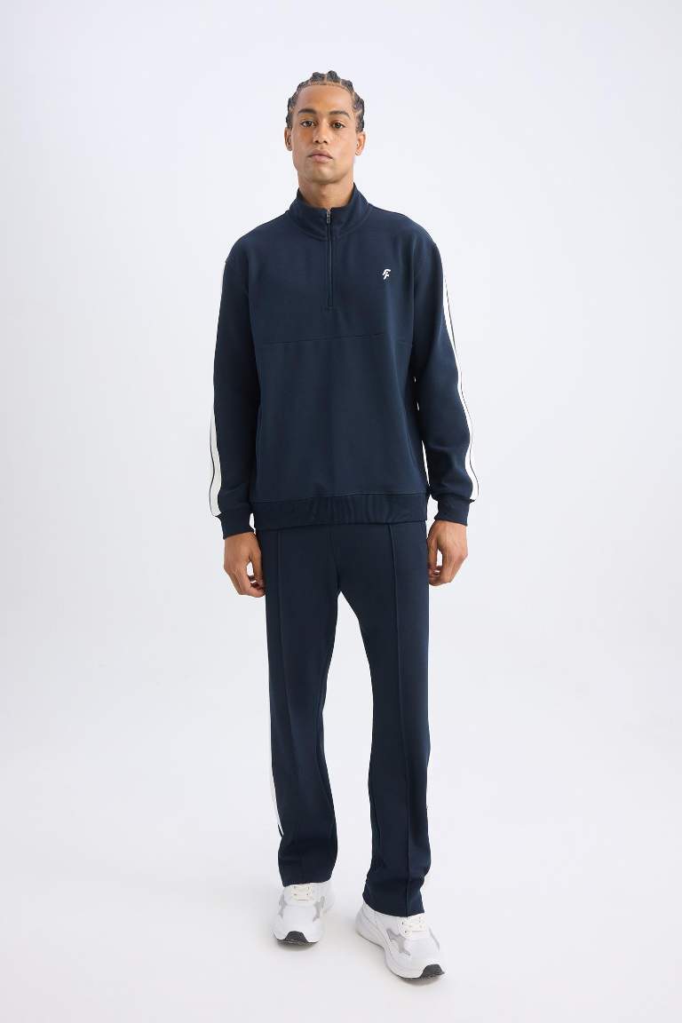 DeFactoFit Sporcu Jogger Eşofman Altı Standart Fit Standart Paça Beli Lastikli Cepli