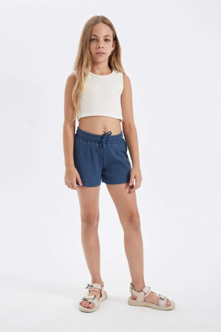 Girl Ribbed Camisole Shorts