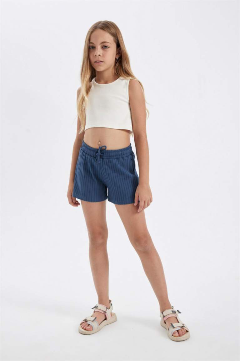 Girl Ribbed Camisole Shorts