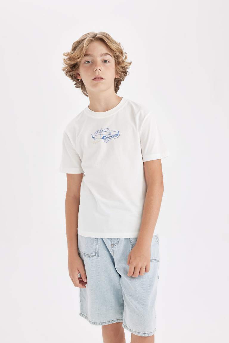 Boy Crew Neck Printed T-Shirt