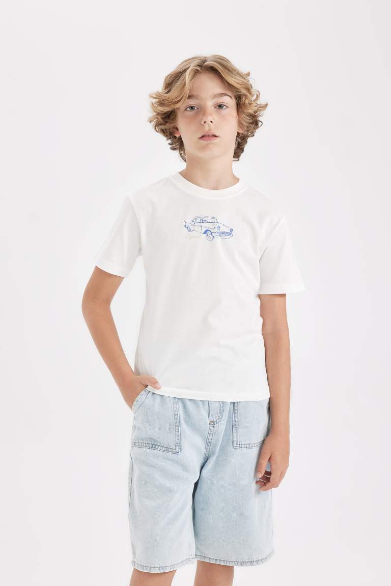 Boy Crew Neck Printed T-Shirt