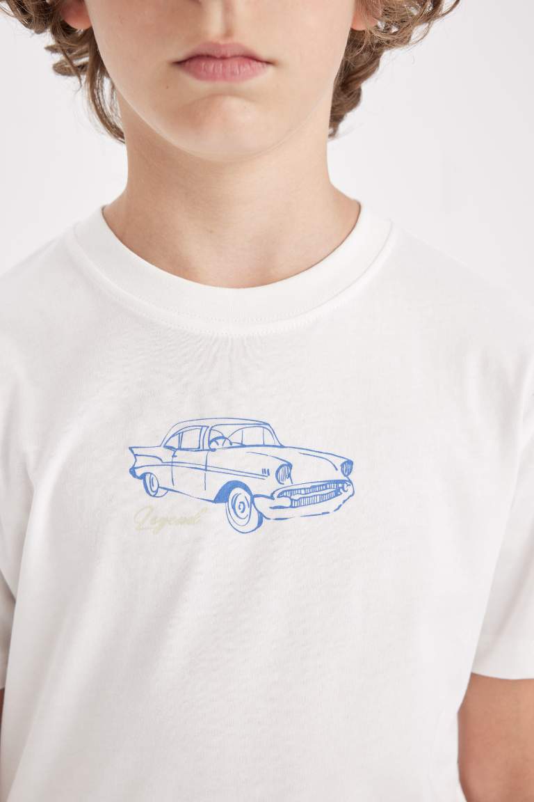 Boy Crew Neck Printed T-Shirt