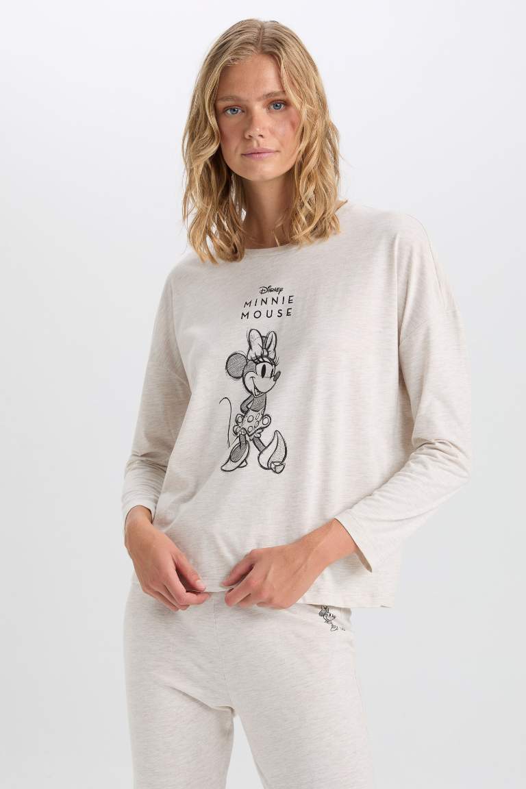 Ensemble Pyjama Mickey & Minnie en tricot à coupe régulière