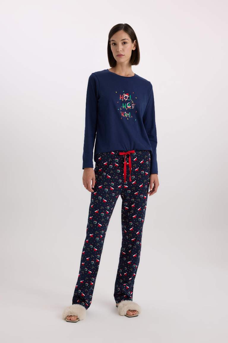 Pyjama de Noël Top aut à manches longues et pantalon de Fall in Love