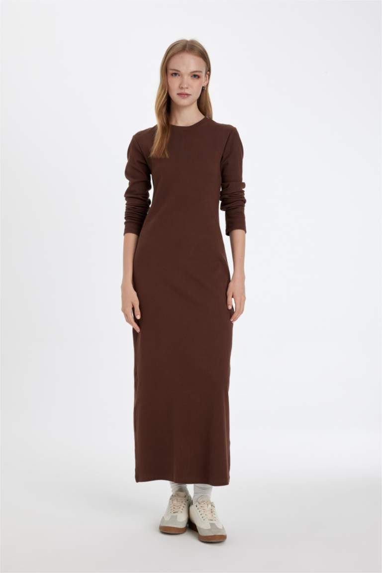 Robe à carreaux - Marron - - 16.00