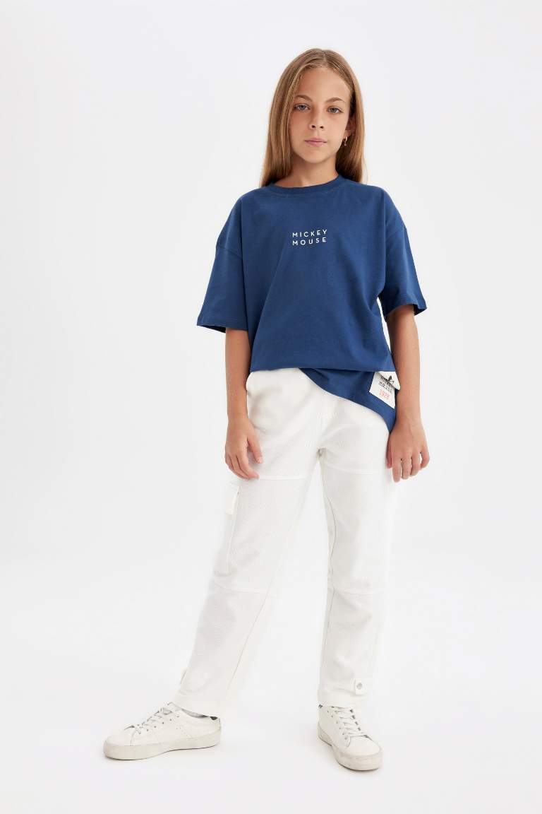 Pantalon de survêtement Cargo à coupe Carotte pour Fille