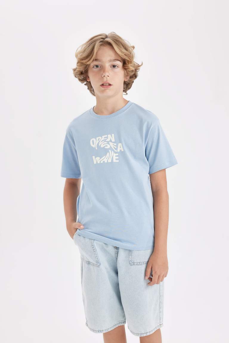 Boy Crew Neck Printed T-Shirt