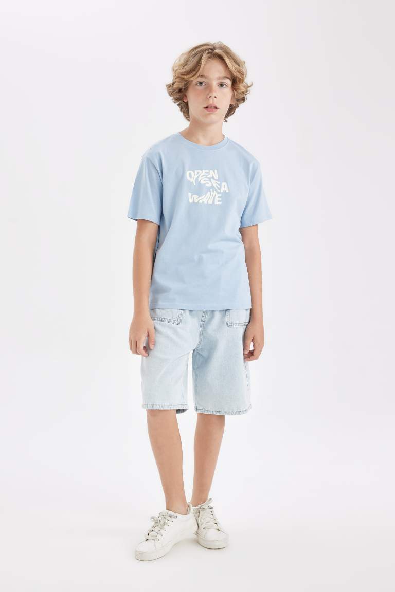 Boy Crew Neck Printed T-Shirt