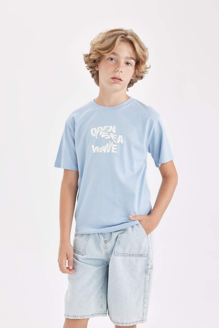 Boy Crew Neck Printed T-Shirt