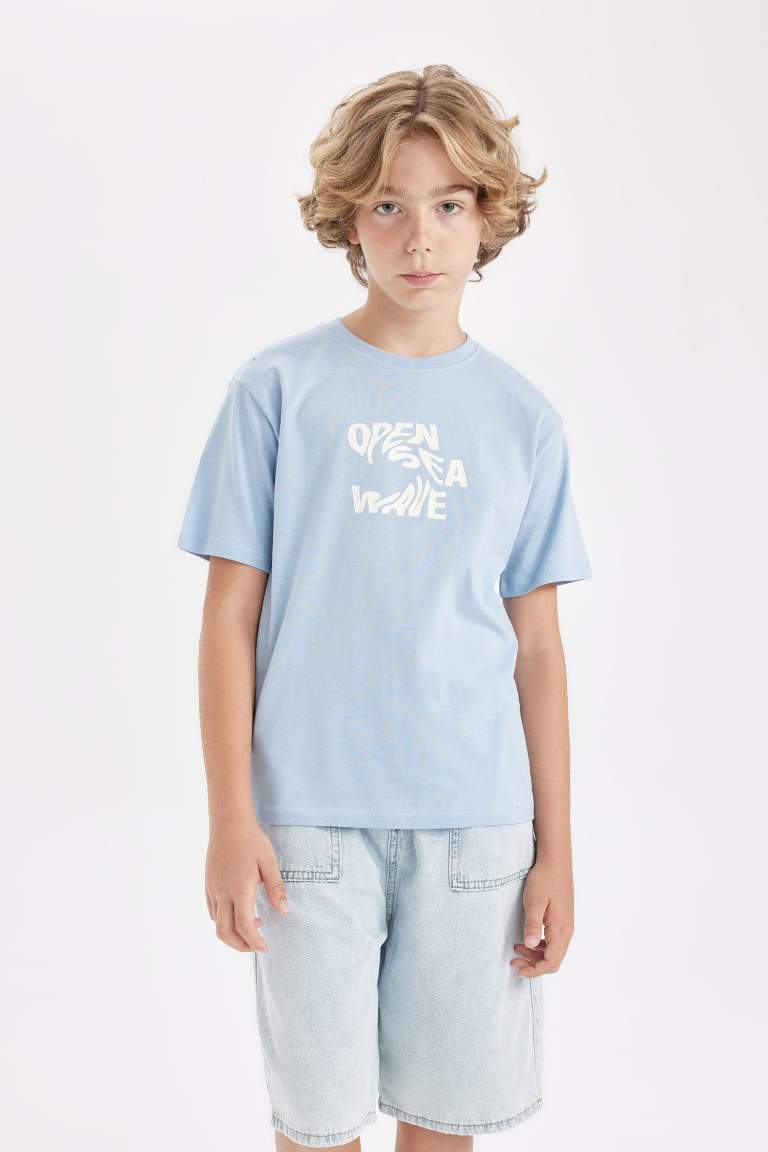 Boy Crew Neck Printed T-Shirt