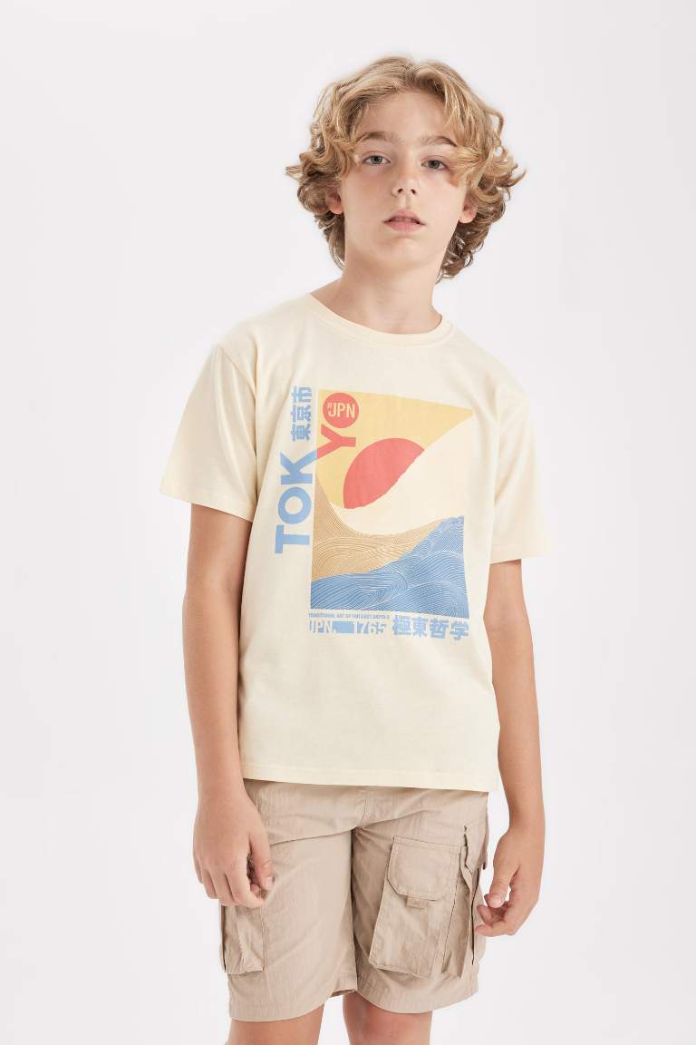 Boy Crew Neck Printed T-Shirt