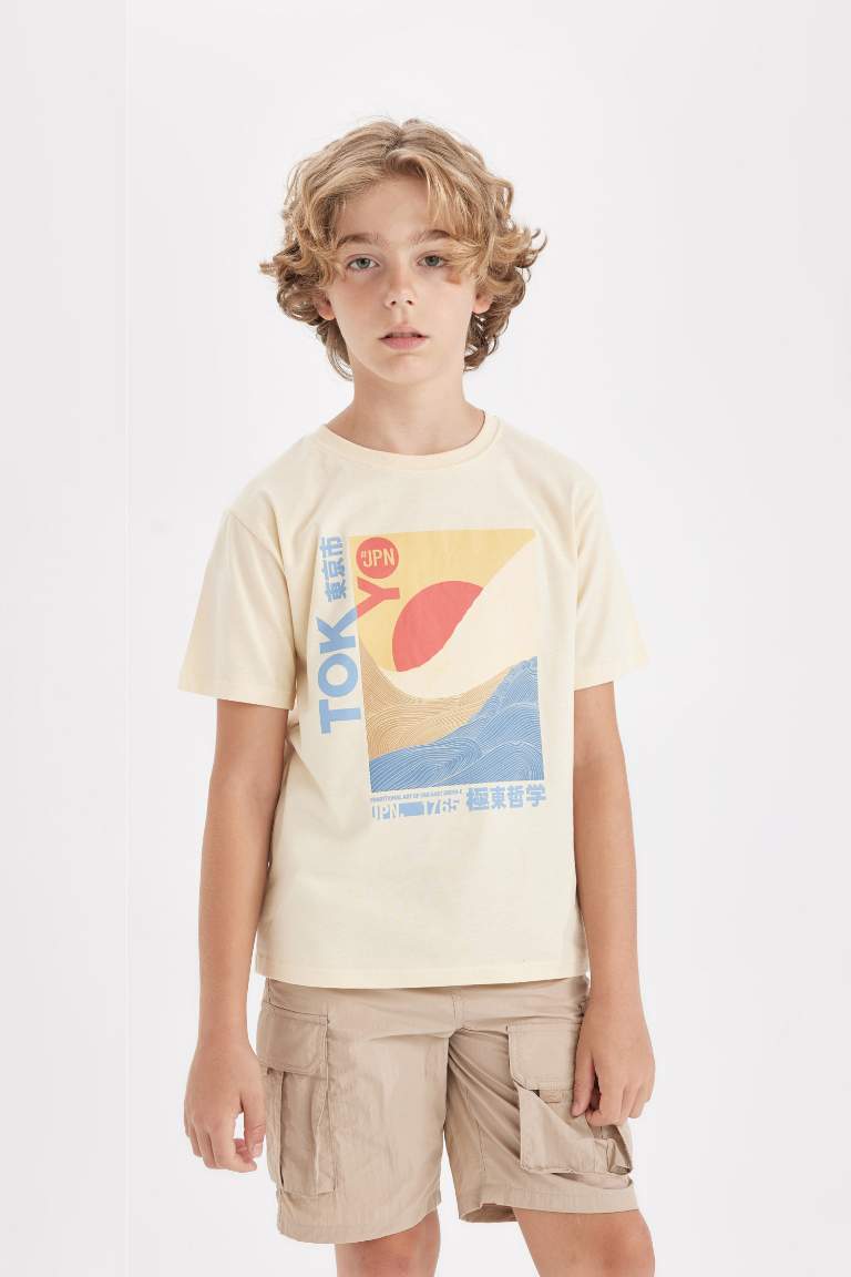 Boy Crew Neck Printed T-Shirt