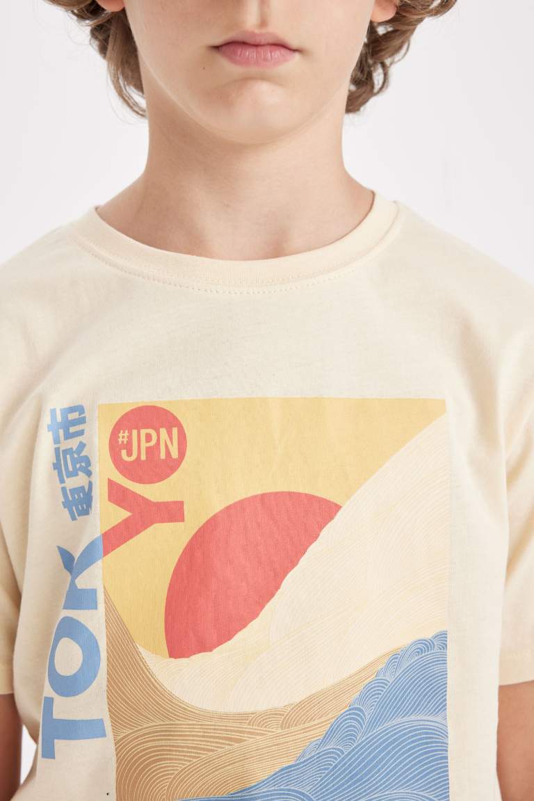 Boy Crew Neck Printed T-Shirt