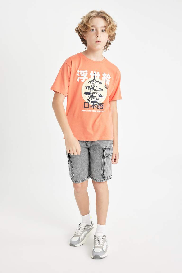 Boy Crew Neck Printed T-Shirt