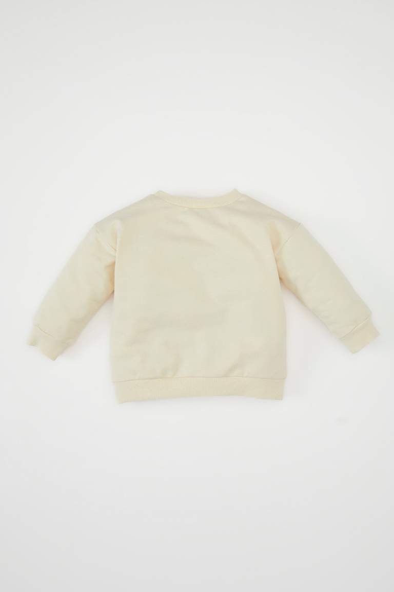 Baby Boy Crew Neck Printed Sweatshirt