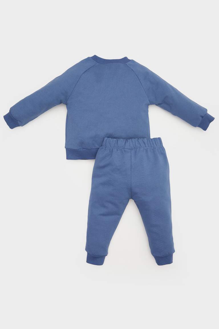 Baby Boy Printed Sweatshirt Sweatpants 2 Piece Set