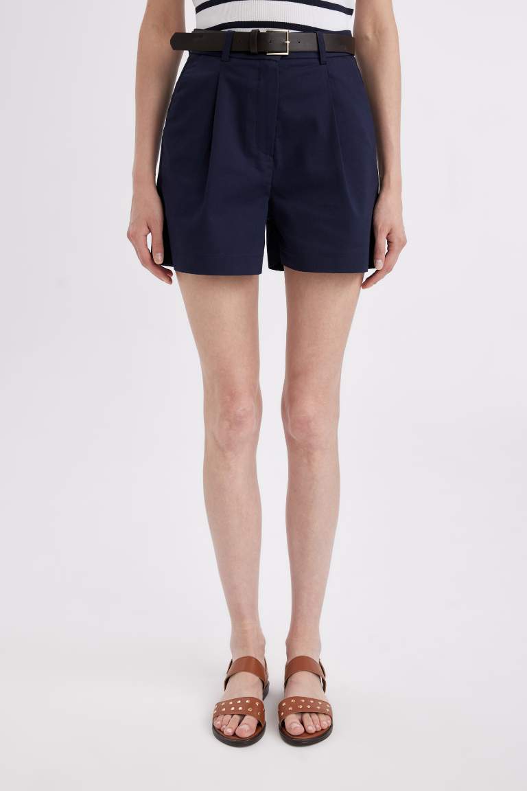 Chino High waist Short Leg Shorts