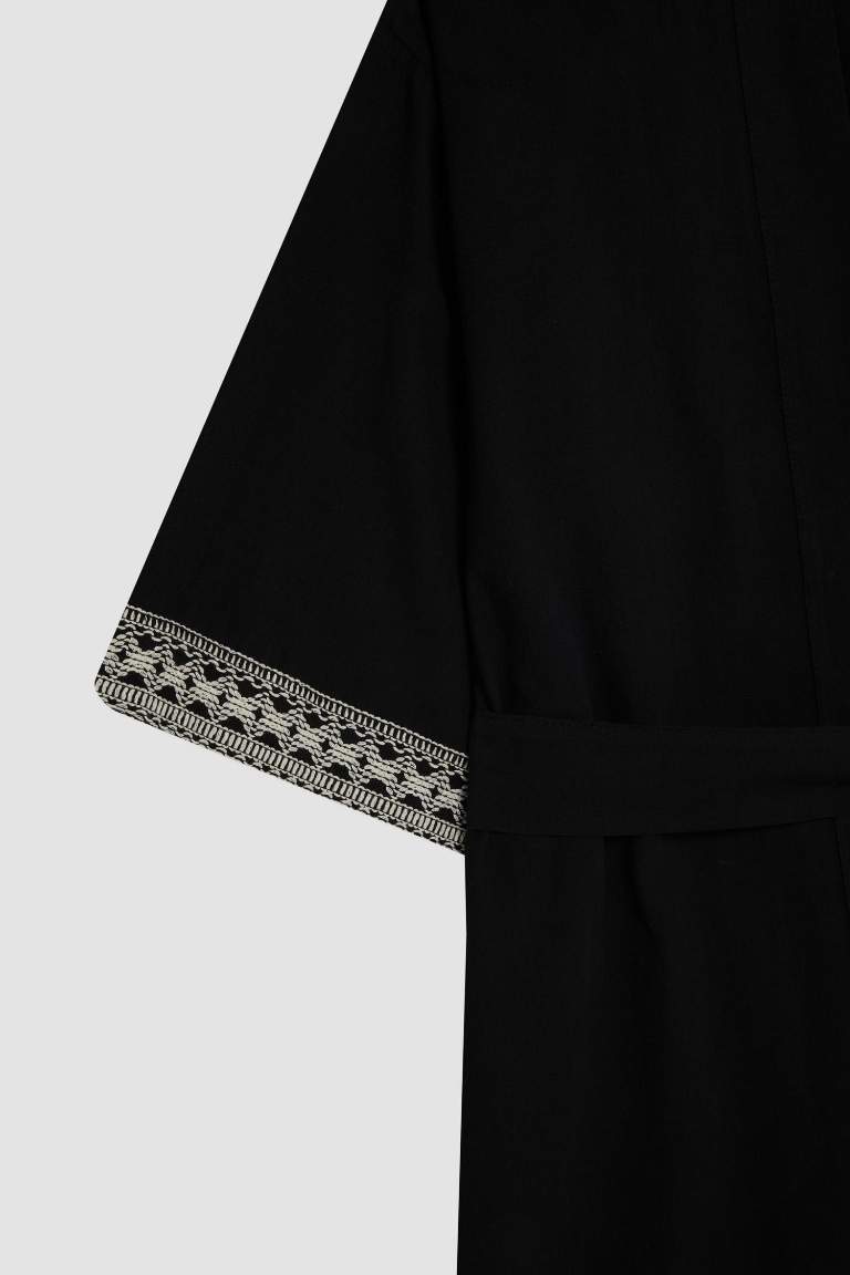 Regular Fit Pamuklu Kimono-Fall in Love
