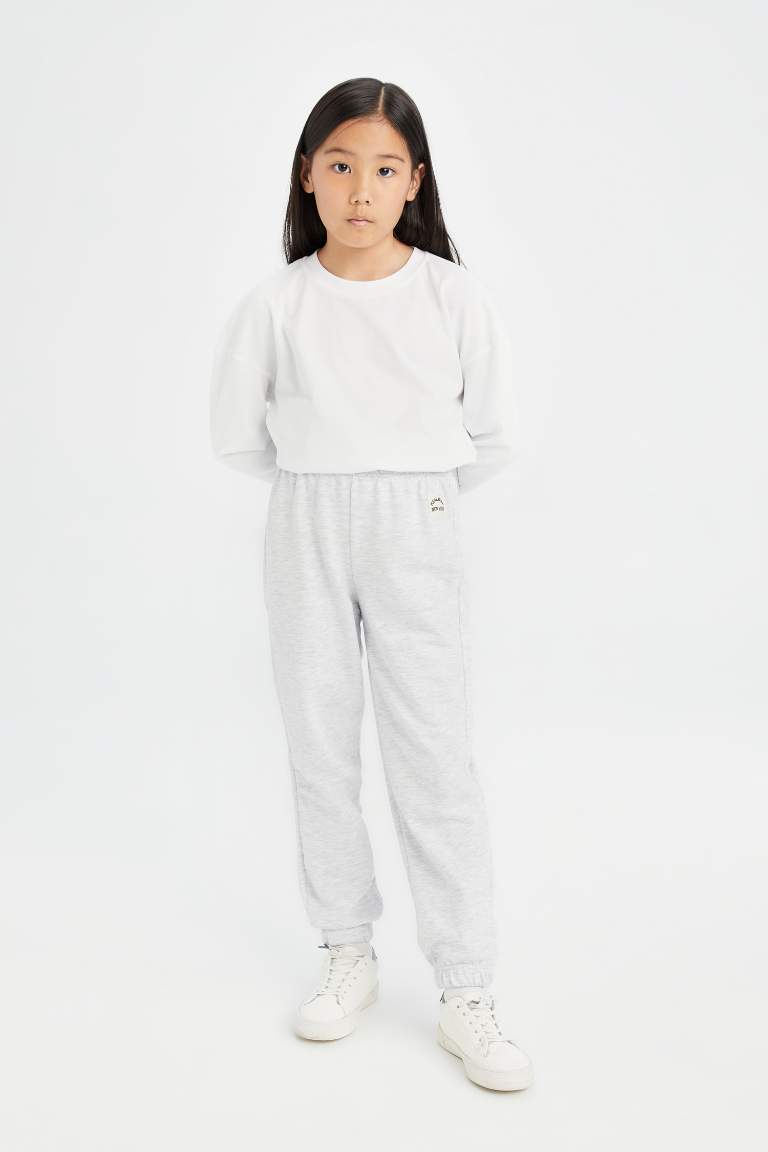 Pantalon Jogging imprimé à taille élastique pour Fille