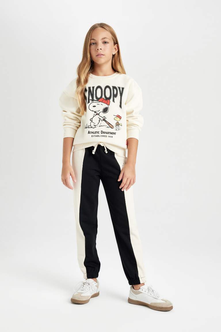 Sweat-Shirt Oversize à Col rond Snoopy