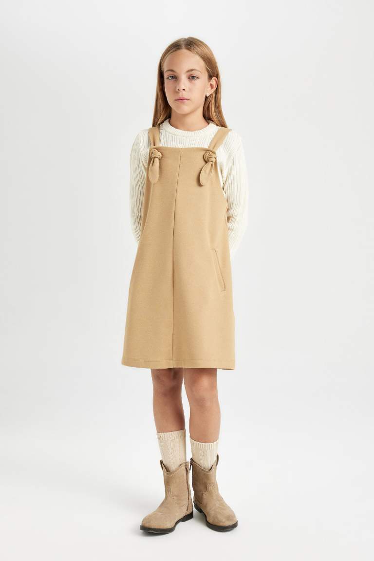 Robe Salopette avec poches pour Fille