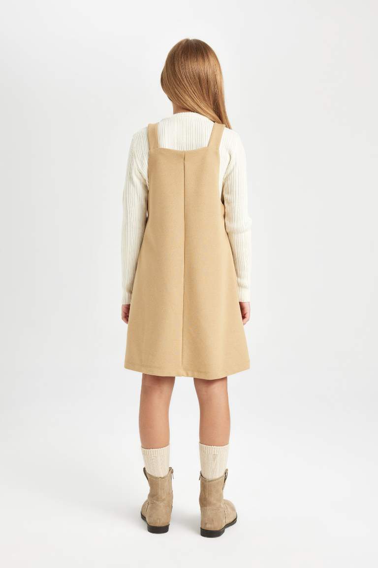 Robe Salopette avec poches pour Fille